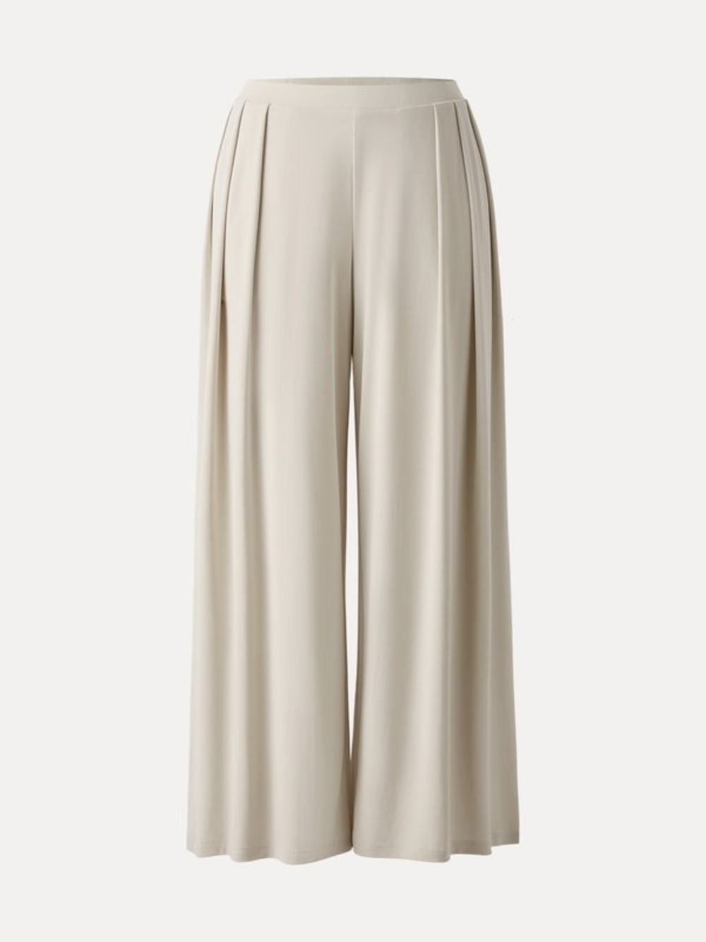 OGL Sandwashed Mid Rise Pleated Wide Leg Palazzo Pant with Pockets